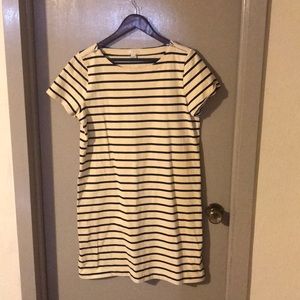 Jcrew Factory striped t shirt dress